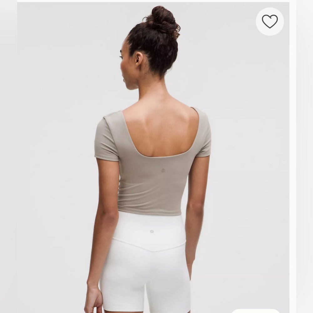 NWTS lululemon Align™ Scoop-Back Short-Sleeve Shirt US 6
